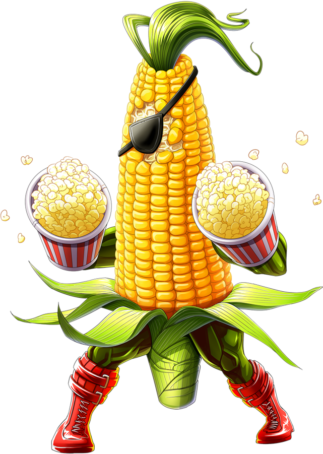 An Ear Of Corn With A Will Of Its Own - Pop Art (1024x1024), Png Download