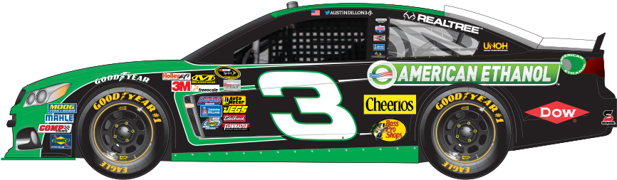 Austin Dillon Drove The No - Ryan Newman Car 2017 Paint Scheme (922x300), Png Download