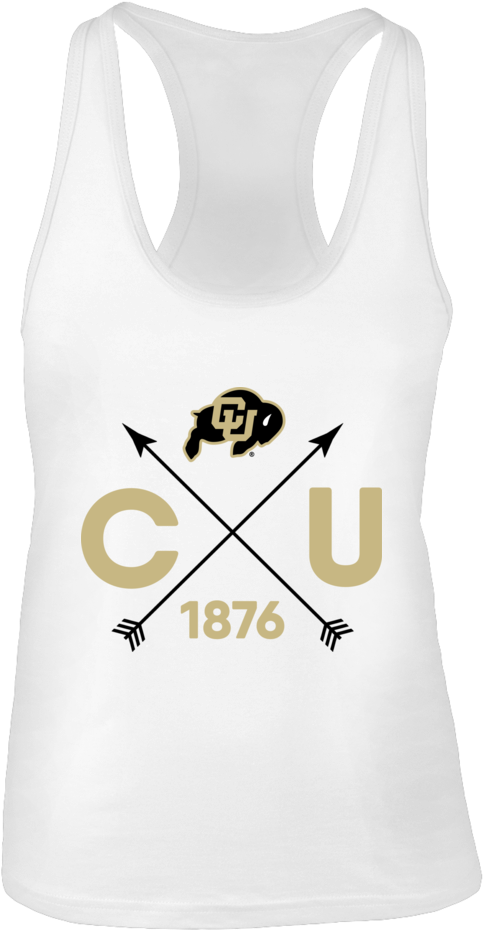 Cu 1876 Crossed Arrows Front Picture Colorado Buffaloes - University Of Colorado (1000x1000), Png Download