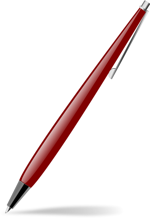 Chrisdesign Red Glossy Pen - Faber Castell 148111 (583x800), Png Download