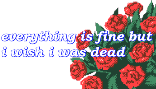 Aesthetic Png - Everything Is Fine But I Wish (500x286), Png Download