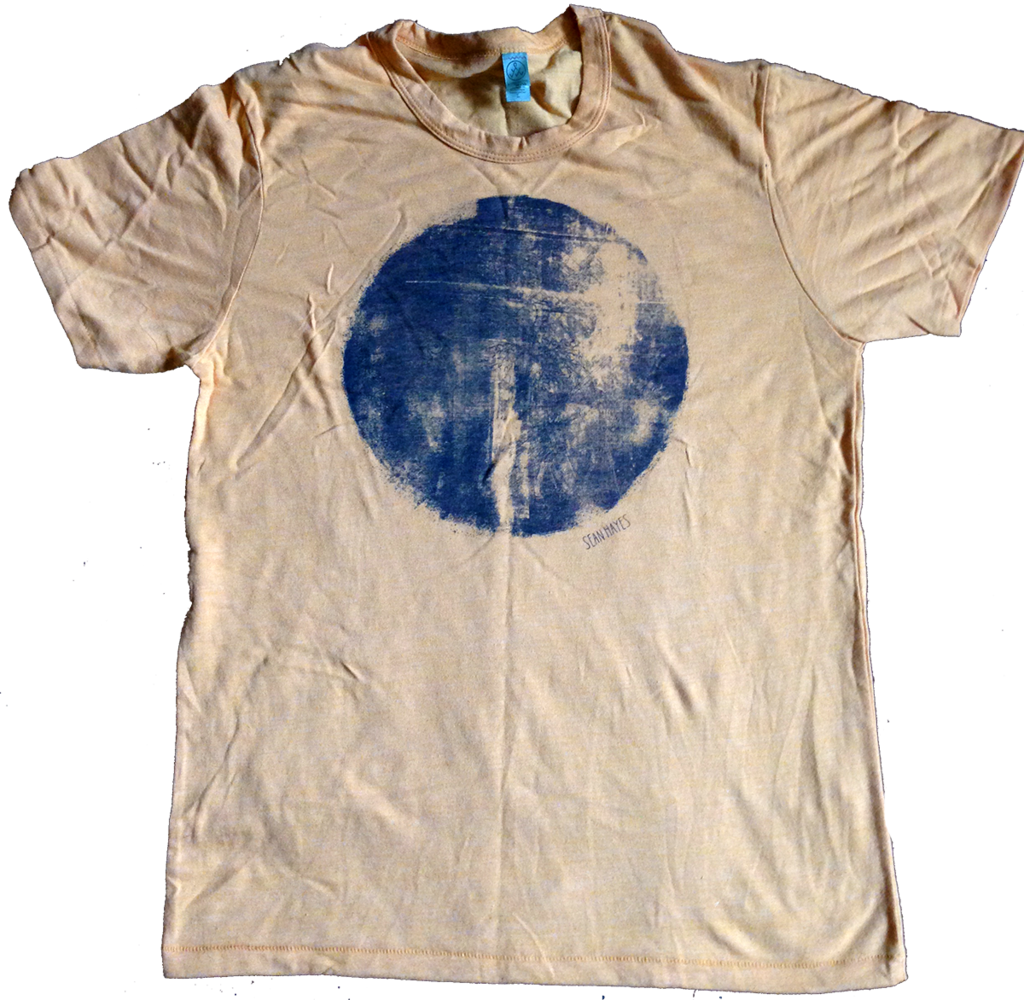 Yellow Moon T-shirt - Active Shirt (1024x1000), Png Download