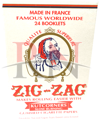 Kutcorners Slow Burning - Zig Zag Cigarette Papers - 32 Leaves (380x380), Png Download