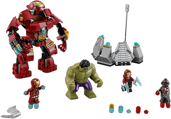 The Hulk Buster Smash - Lego Hulkbuster Age Of Ultron (600x450), Png Download