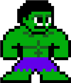 Hulk Smash - Megaman 8 Bit (1200x1200), Png Download
