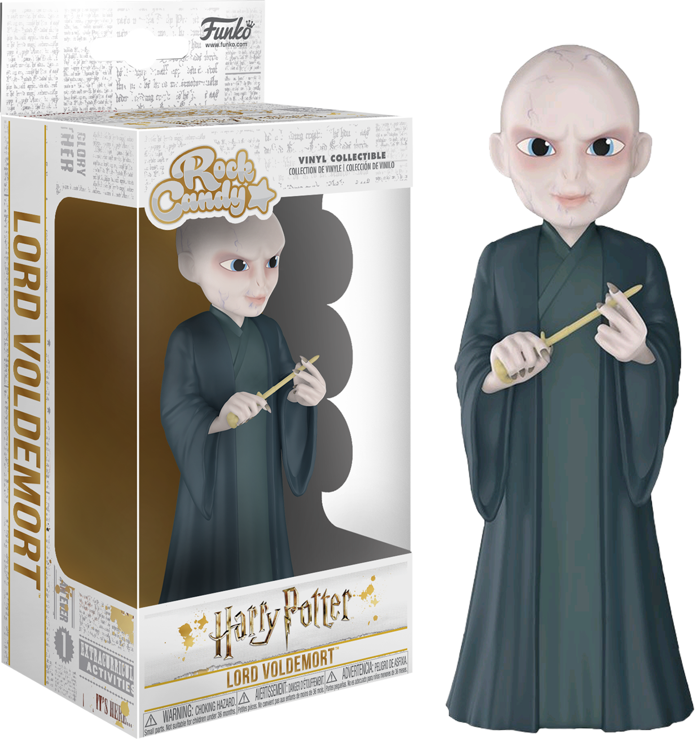 Lord Voldemort Rock Candy 5” Vinyl Figure - Lord Voldemort Rock Candy (1432x1522), Png Download