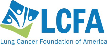 Lung Cancer Foundation Of America Logo (500x500), Png Download