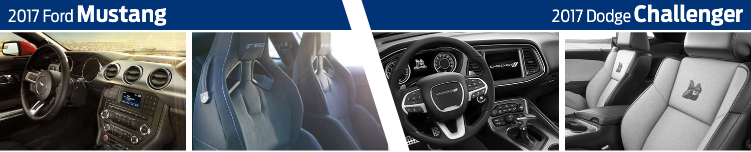 2017 Ford Mustang Interior Styling - Design (1500x305), Png Download