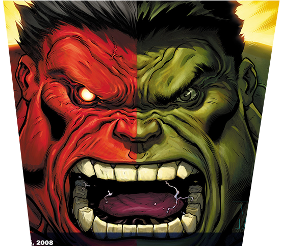 Hulk Smash - Incredible Hulk Red Hulk (564x480), Png Download