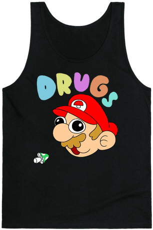 Drugs Tank Top - Ariel Leg Day T Shirt (484x484), Png Download