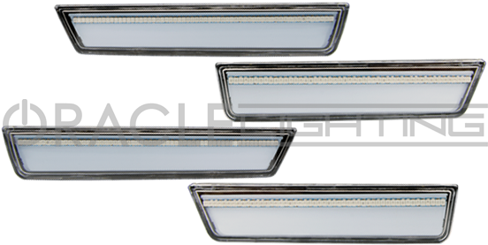 2008-2014 Dodge Challenger Oracle Concept Sidemarker - Oracle Charger Gray Side Marker (560x321), Png Download