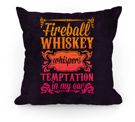 Whiskey Whispers Temptation In My Ear Pillow - Going For A Nap (484x484), Png Download