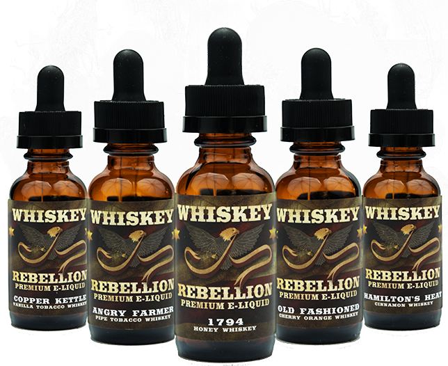 Whiskey Rebellion - Sample Pack - E Liquid Whiskey (644x526), Png Download