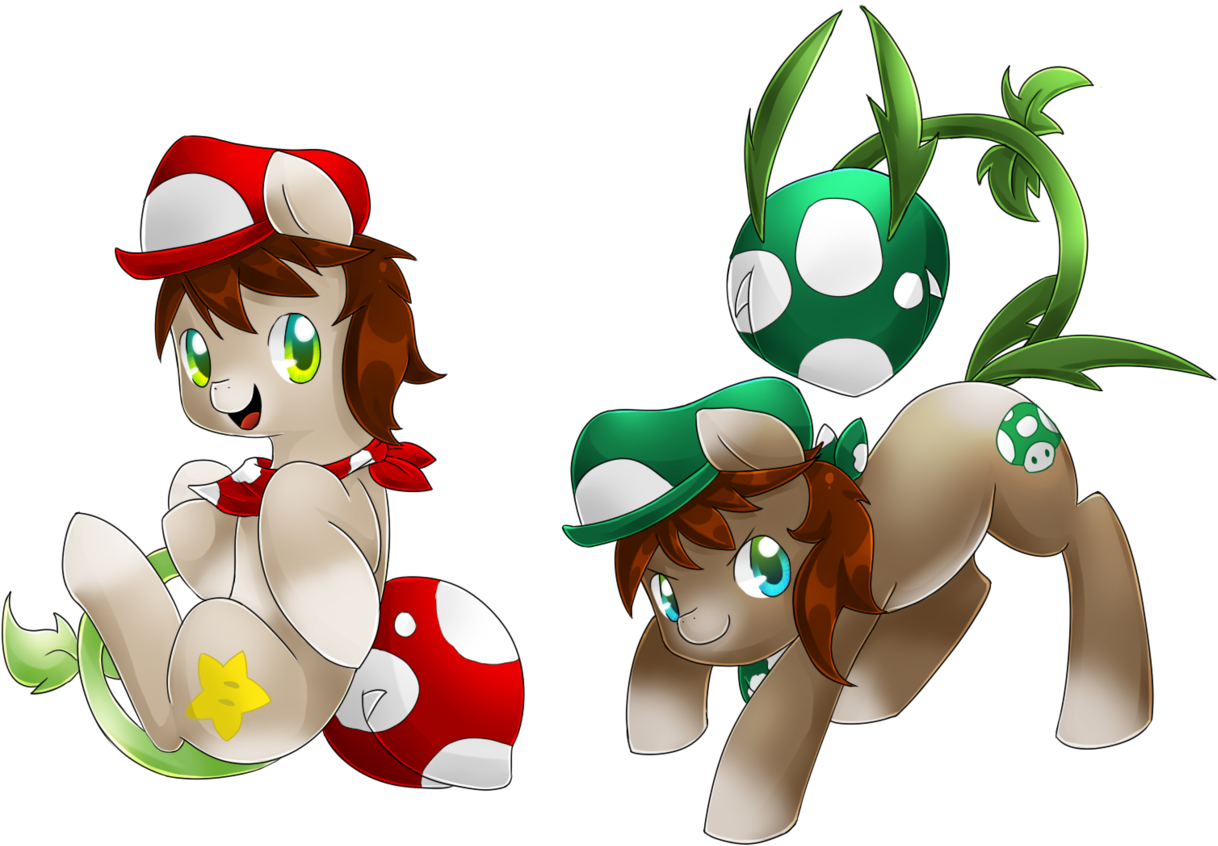Pegasisters82, Augmented Tail, Luigi, Mario, Mario - Luigi (1280x913), Png Download