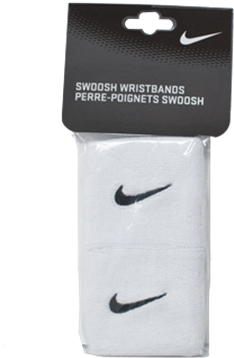 Nike Swoosh Wristband - Fireberry/atomic Green (500x500), Png Download