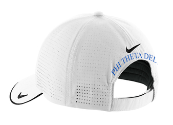 Phi Delta Theta Nike Golf Dri-fit Swoosh Perforated - Custom Nike White Dri-fit Swoosh Perforated Cap (500x500), Png Download
