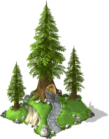 Giant Redwood Tree-se - Christmas Tree (365x466), Png Download
