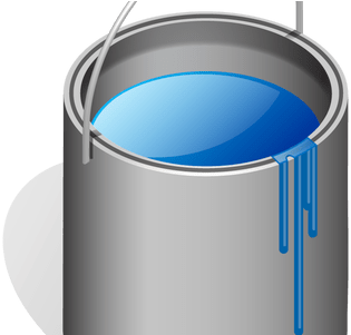 Image Royalty Free Paint Bucket Clipart - Paint Bucket (450x300), Png Download