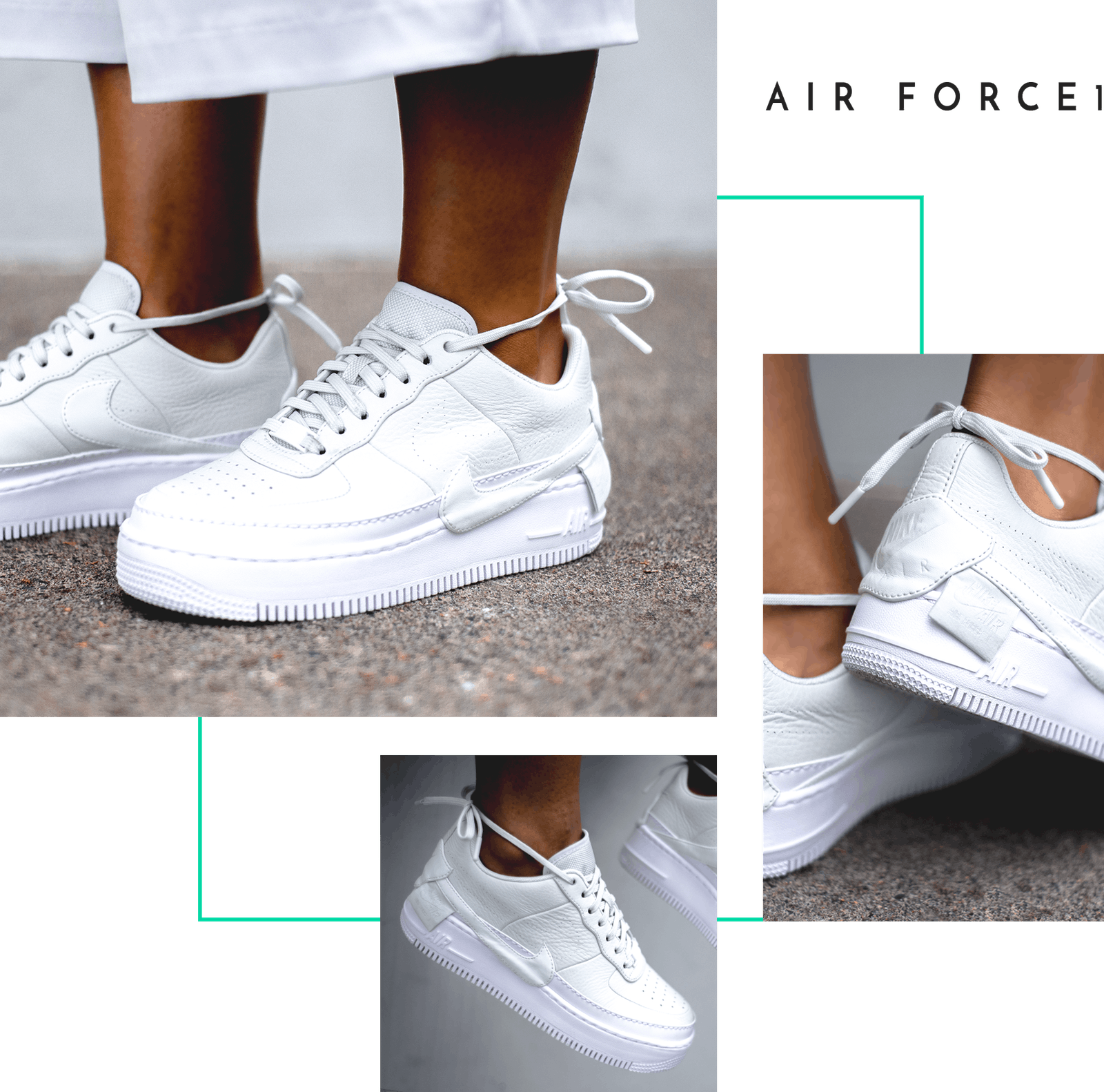 1 Reimagined Jester Xx Air Force 1 Jordan Jumpman Boot - Air Force 1 Jester White (1600x1582), Png Download