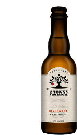 Riverwood - 2 Towns Cider (500x500), Png Download