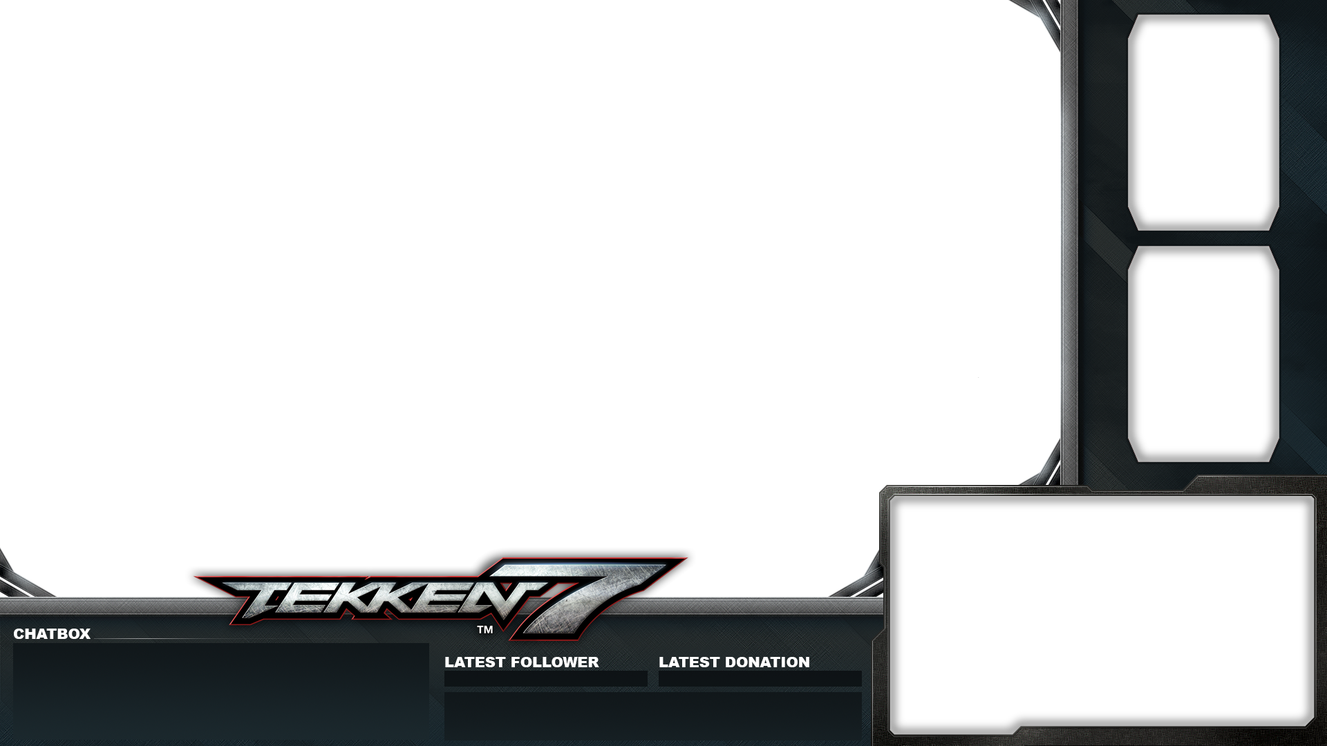 Free Tekken 7 Overlay - Fortnite Stream Overlay Png (1920x1080), Png Download