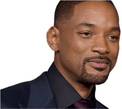 Will Smith Close Up - Will Smith Head Png (400x400), Png Download