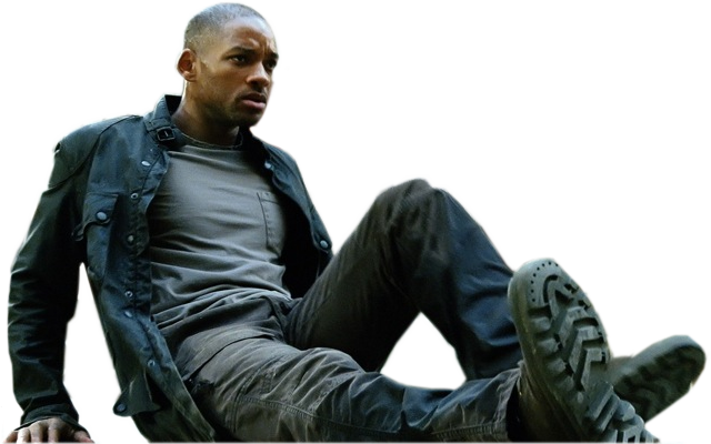 Share This Image - Will Smith Sitting Transparent (640x400), Png Download