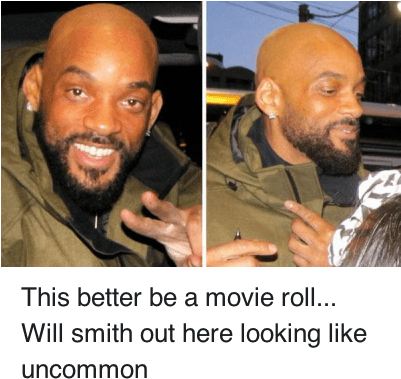Movies, Will Smith, And Movie - Will Smith 2016 Beard (400x399), Png Download