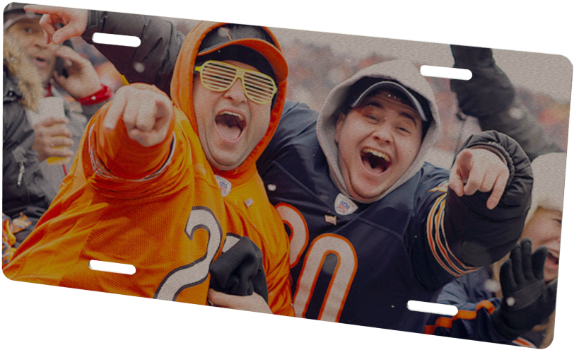Chicago Bears Custom Metal Photo - Chicago Bears (1024x768), Png Download