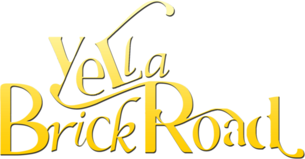 Yella Brick Road - Calligraphy (599x313), Png Download