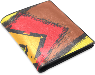 Yellow Brick Road Men's Leather Wallet - Triangle (500x500), Png Download