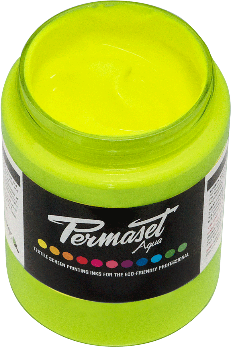 300ml Permaset Glow Yellow V2 Web - Permaset Aqua Screen Ink (900x1302), Png Download