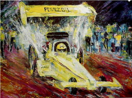 Auto Racing - Art Museum (500x680), Png Download