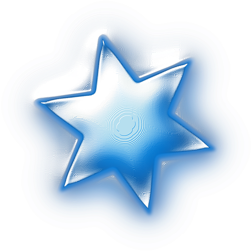 Star Glow Blue Favorite Public Domain Pictures Free - Blue Star (640x585), Png Download