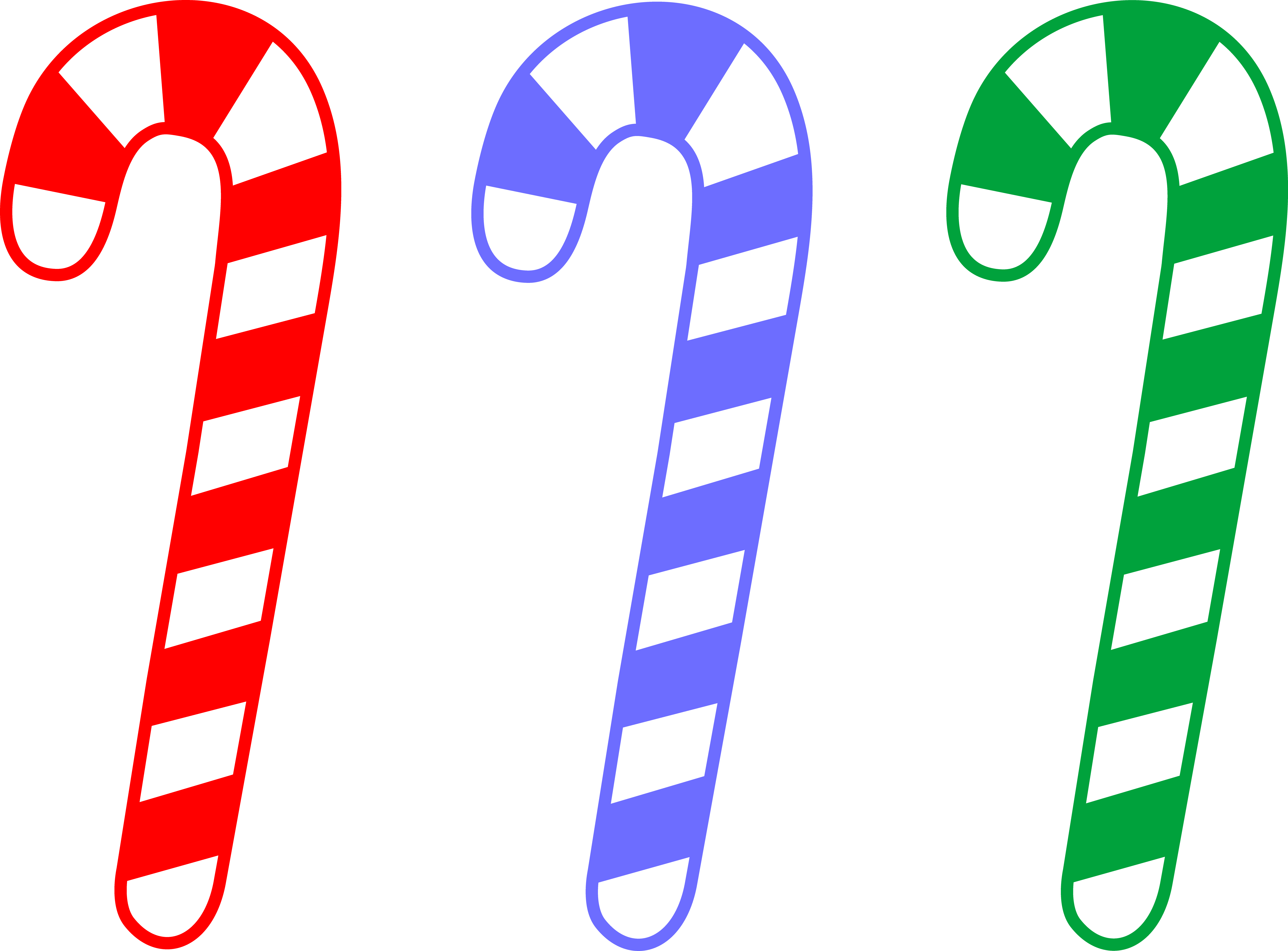 Free Candy Cane Border - Green Candy Cane Clipart (6544x4831), Png Download