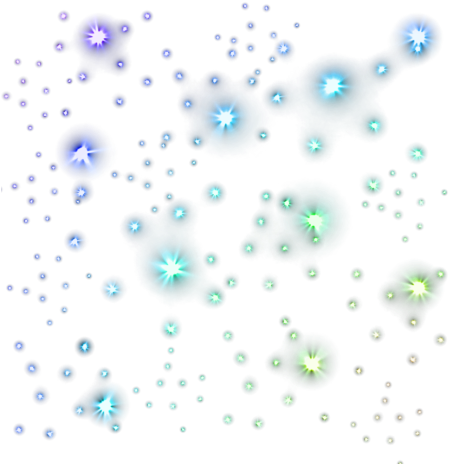 Coloured Glowing Stars 3 - Glowing Effects Png (464x464), Png Download