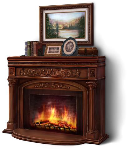 Fireplace - Hearth (1136x640), Png Download