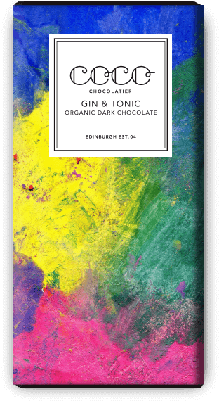 Coco Chocolatier - Coco Gin And Tonic Chocolate (600x600), Png Download