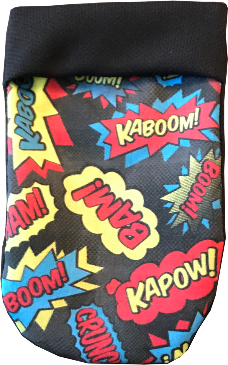 Nerd Fabric - Super Words! (blue) - Blue Custom Fabric (1200x1600), Png Download
