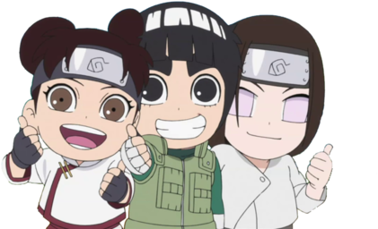 Anime, Naruto, And Rock Lee Image - Rock Lee No Seishun Full Power Ninden Neji (500x281), Png Download