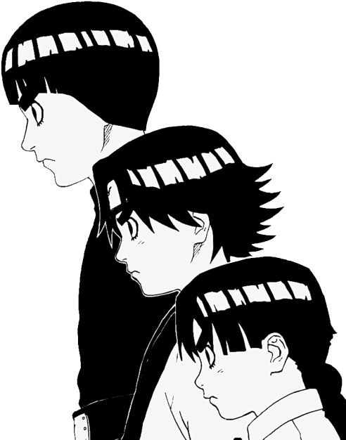 Please Pick Only One Column - Rock Lee Lockscreen (500x640), Png Download