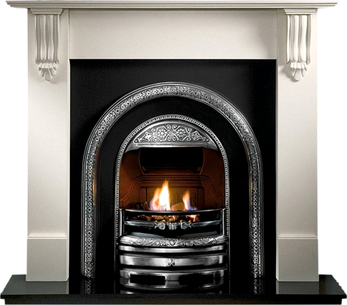 3964909 - Living Flame Gas Fire (500x439), Png Download