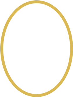 Hi There Start Over Here - Oval Gold Frame Transparent Background (300x410), Png Download