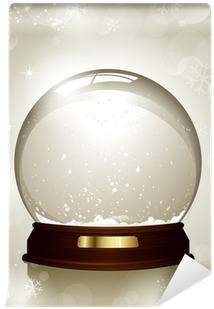 Empty Snowglobe Against A Bright Defocused Background - Sphere (400x400), Png Download