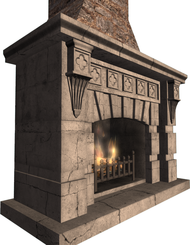 4 Kb, 3056501349, Fireplace - Hearth (650x837), Png Download