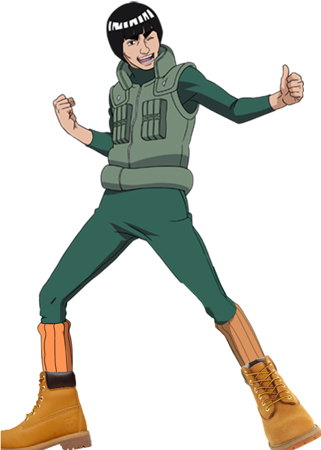 Image - Might Guy Full Body (469x667), Png Download