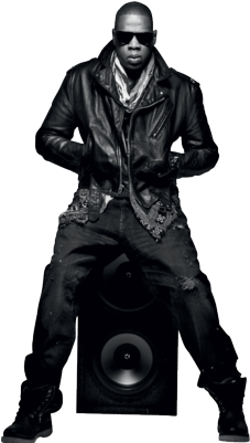 Jay Z Sitting On Speaker - Jay Z Songwriters Hall Of Fame (400x400), Png Download