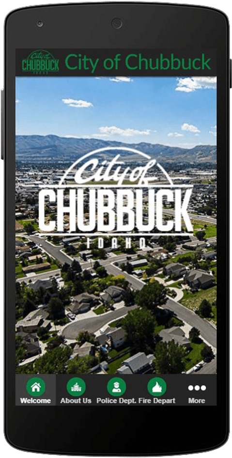 Introducing The City Of Chubbuck App - Smartphone (640x960), Png Download