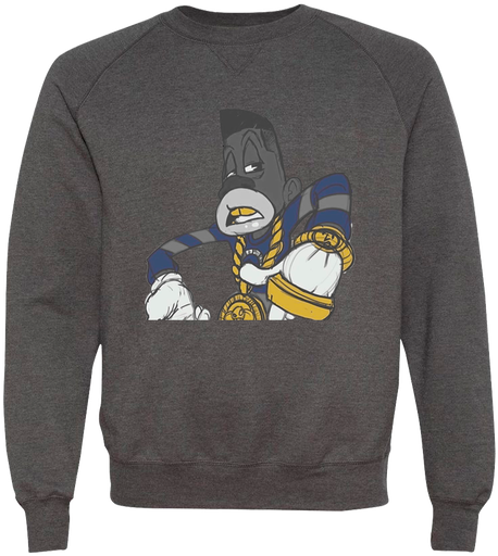 New Cartoon Jay-z Crewneck Sweatshirt - Hanes Men's Nano Crewneck Sweatshirt (498x622), Png Download