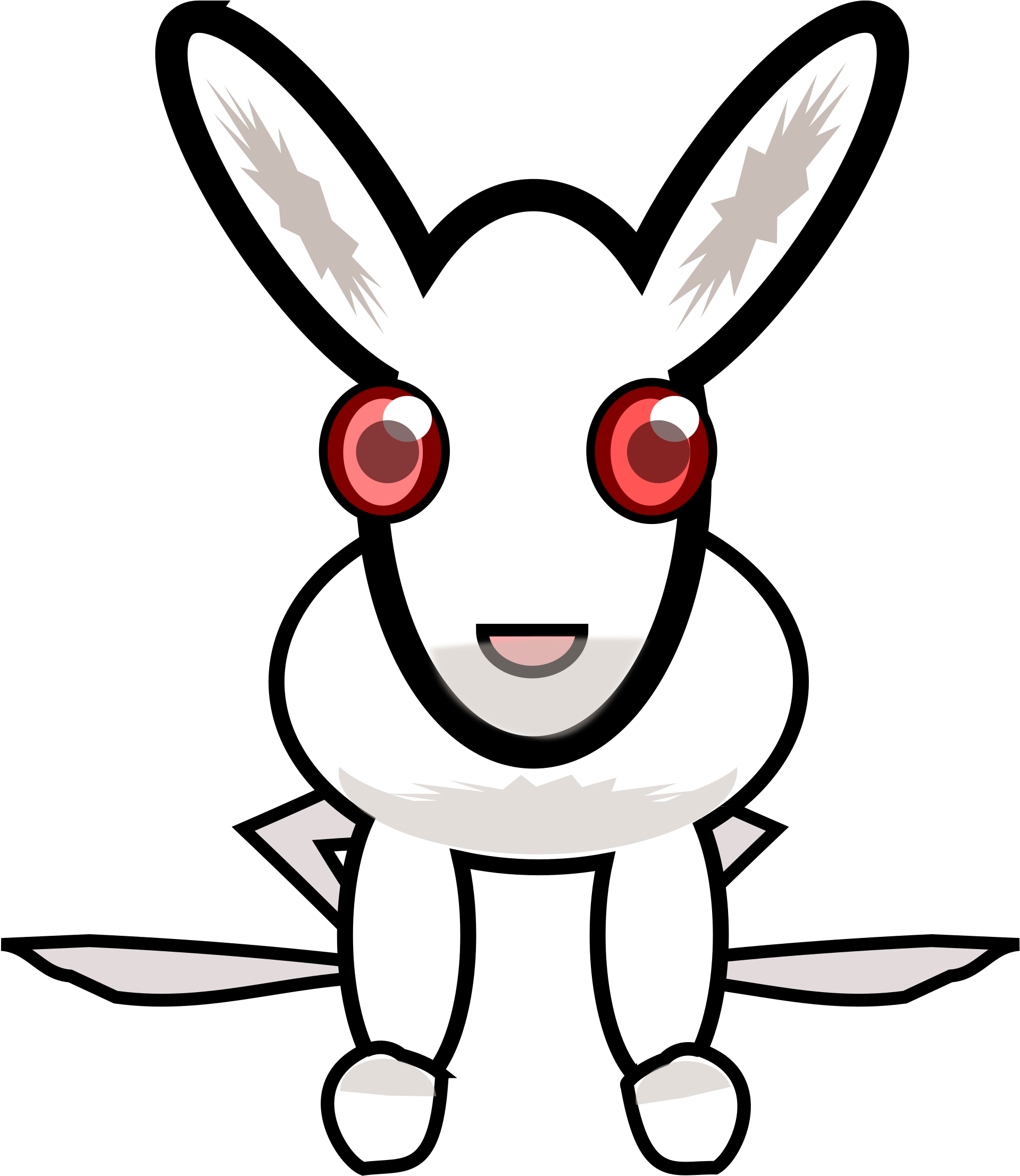 This Free Icons Png Design Of White-rabbit (2343x2400), Png Download